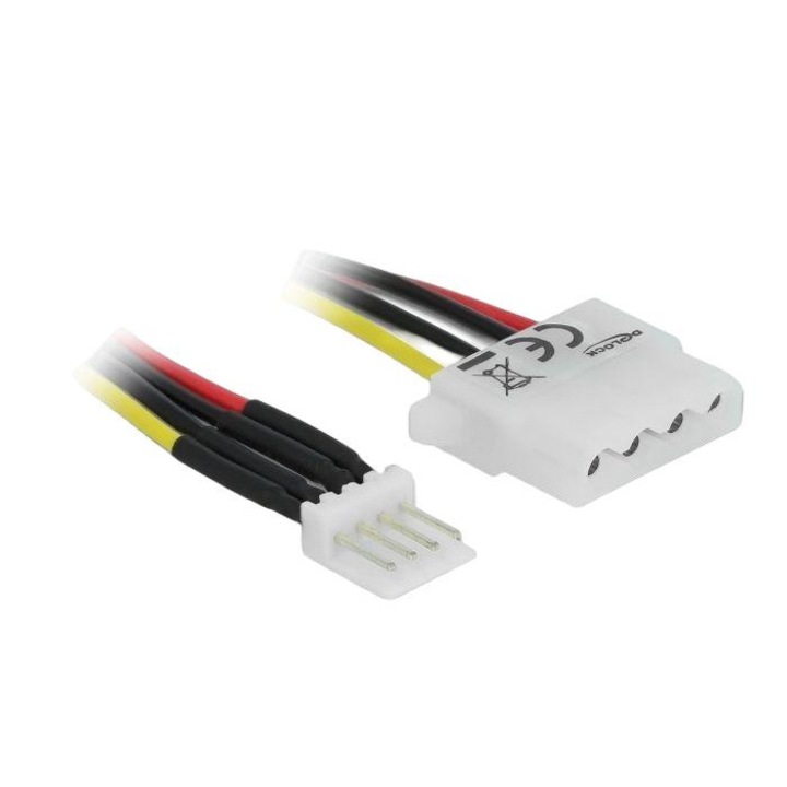 Cablu, DeLock, 4 pini tata > Molex 4 pini mama, 30 cm, 85457