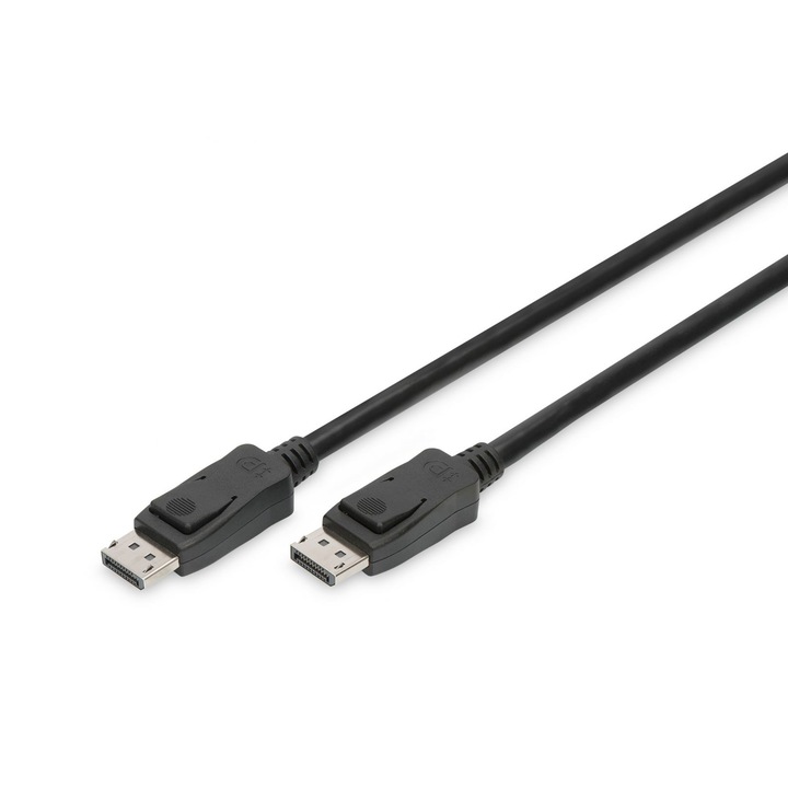 Assmann DisplayPort connection cable, DP 5m Black, 150615, Kábel