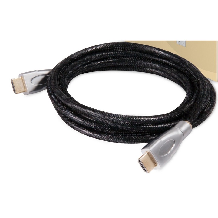 Kábel, Club3D, Prémium nagysebességű HDMI 2.0, 4K60Hz, UHD, 1 m, fekete CAC-1311