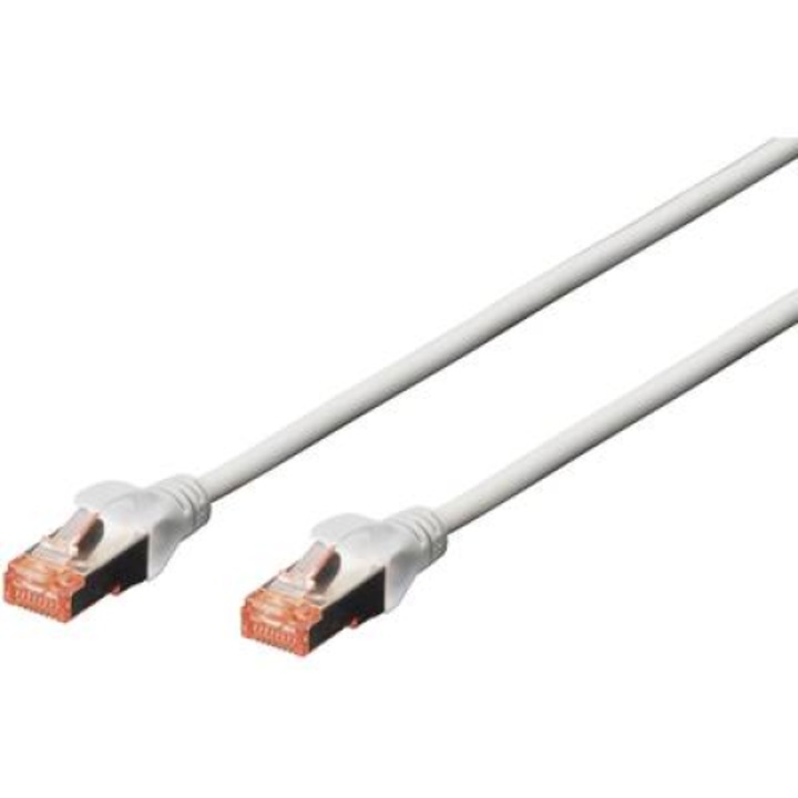Digitus CAT6 S-FTP Patch Cable 7m Grey, 138525, Hálózati kábelek