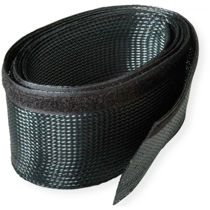 Roline PVC органайзер за кабели с велкро 2,5 м кабел, черен