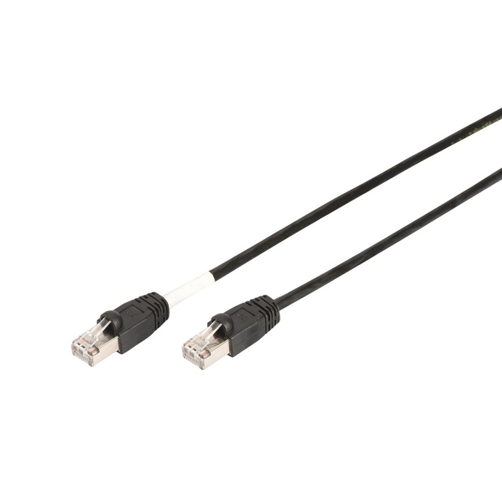 Cablu de retea, DIGITUS, S/FTP, 5 m, Negru