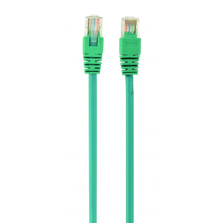 Cablu de retea U-UTP, Cablexpert, CAT6, 0.25 m, verde