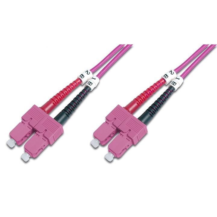Digitus DK-2522-03-4 száloptikás kábel 3 M I-VH OM4 Violet, 151019, Hálózati kábelek