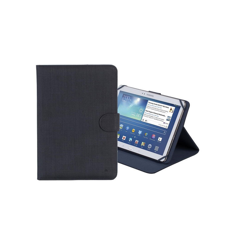 Husa tableta, Rivacase, Textil, 10.1", Negru