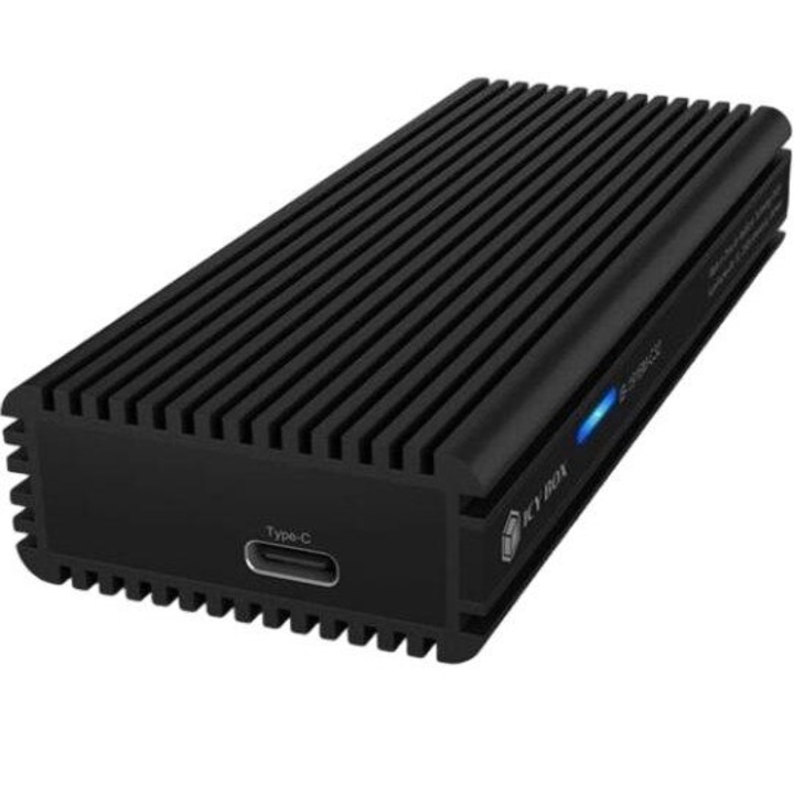 Carcasa externa pentru SSD, Raidsonic, Type C, USB 3.2, Negru