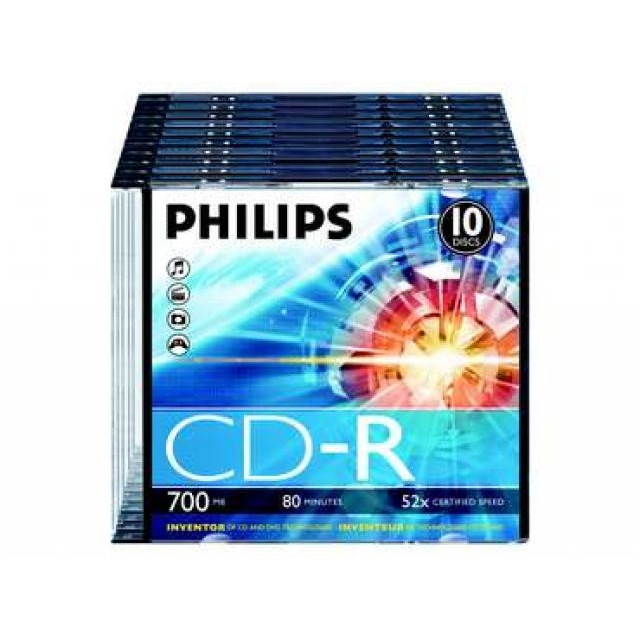 Philips CD-R 80 52x Slim 1 bucata, 2115, disc CD - eMAG.ro