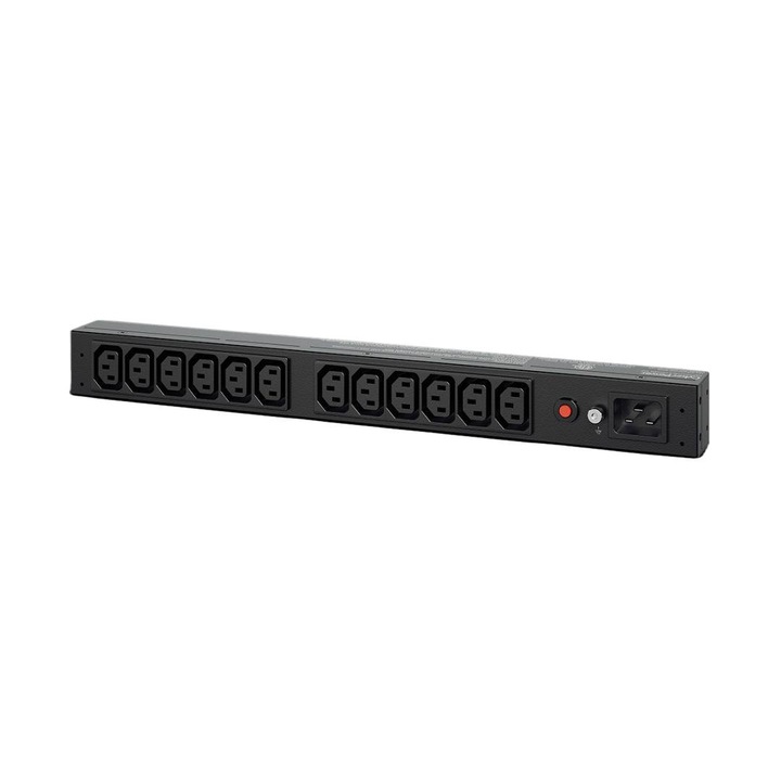 Distribuitor de Retea PDU, CyberPower, 12DIN, 3 m, Negru