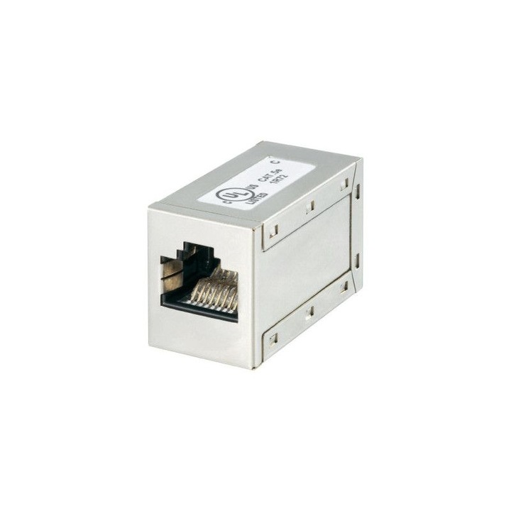 ConectorRJ45 Cat.5e FTP, WP, 2x, argintiu