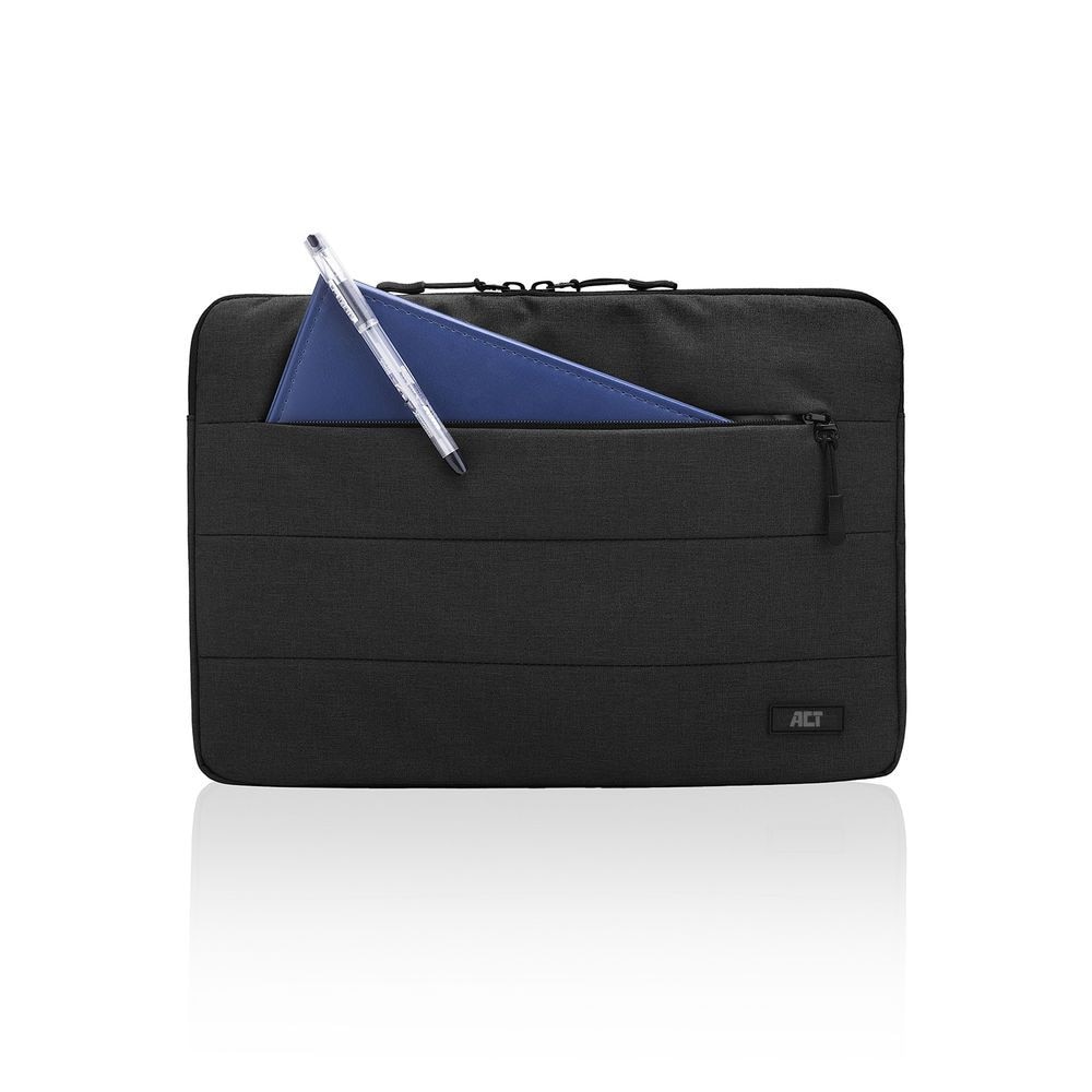 Husa pentru laptop model AC8515 City, ACT, Poliester, 14,1", Negru