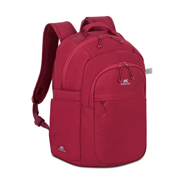 Rucsac model Urban, RivaCase, Poliester, 16L, Rosu