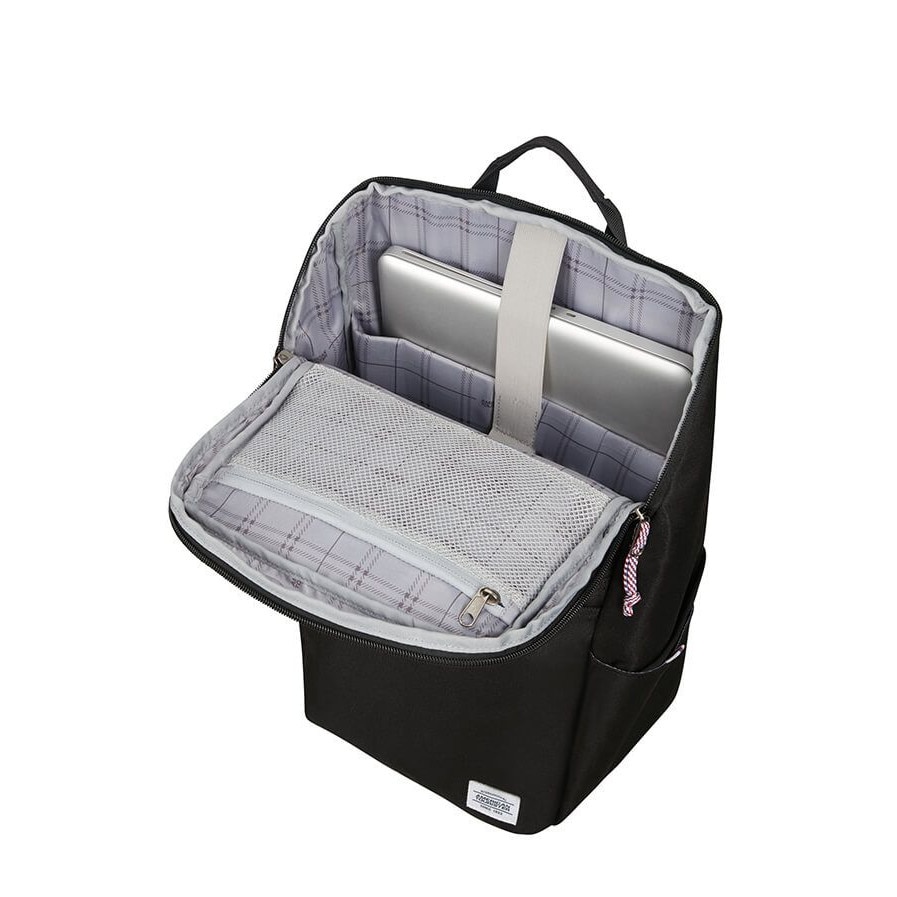 Rucsac pentru notebook, American Tourister, Poliester, 15,6", Negru