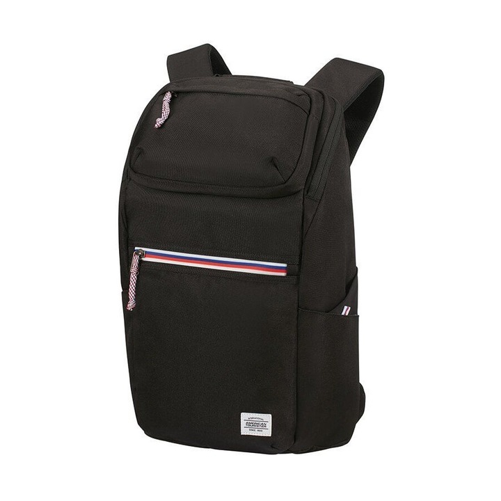 Rucsac pentru notebook, American Tourister, Poliester, 15,6", Negru
