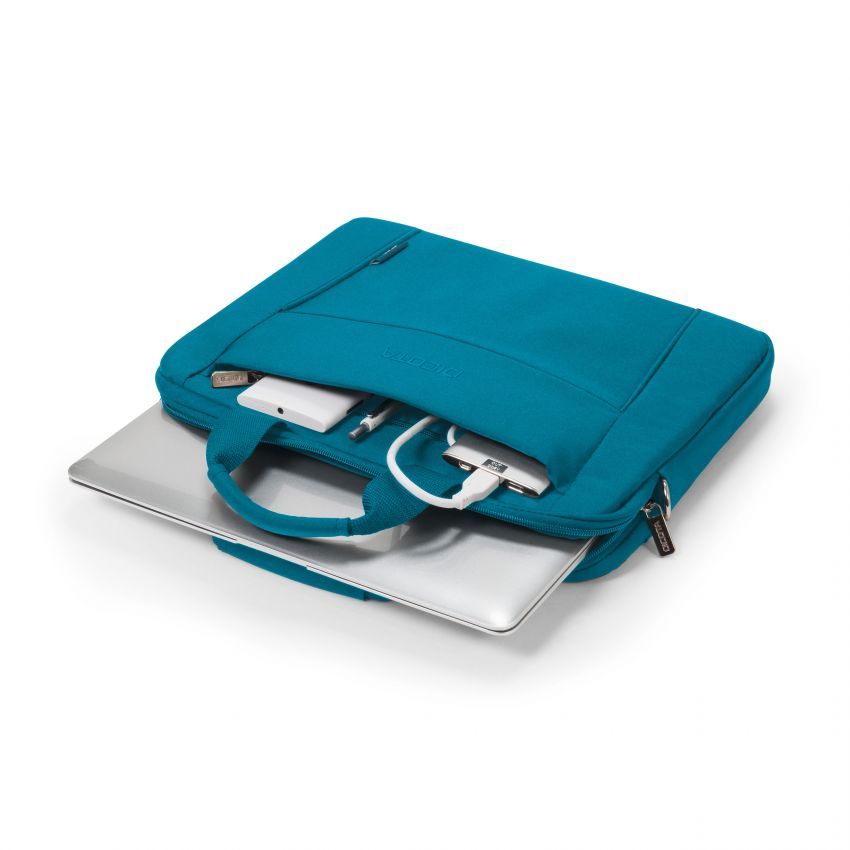 Geanta laptop Eco Slim Case Base, Dicota, Poliester, 13-14.1", Albastru