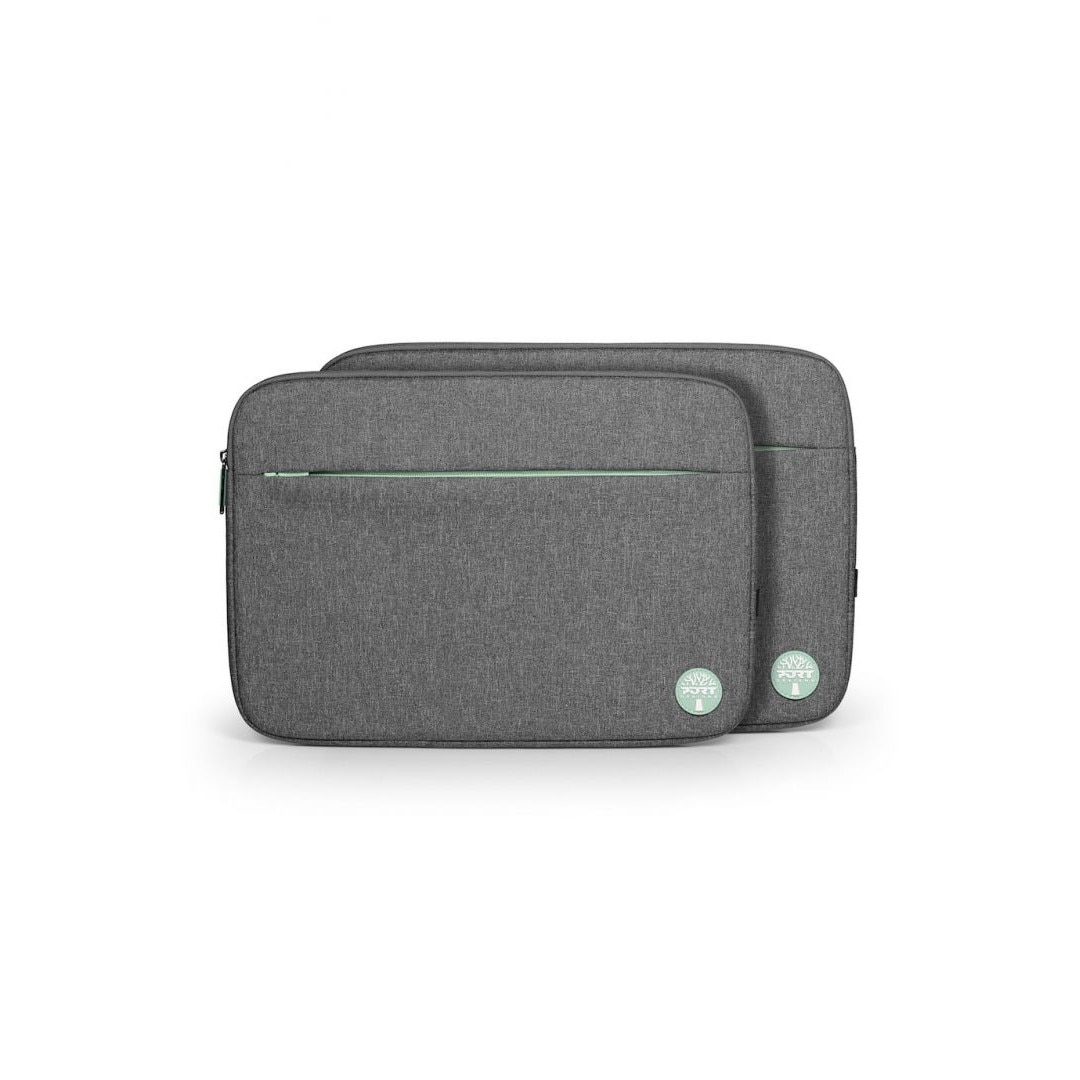 Husa laptop model Yosemite Eco Sleeve, Port Designs, Poliester reciclat, 14", Gri