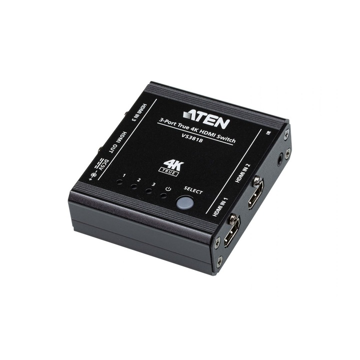 Comutator HDMI, Aten, Negru