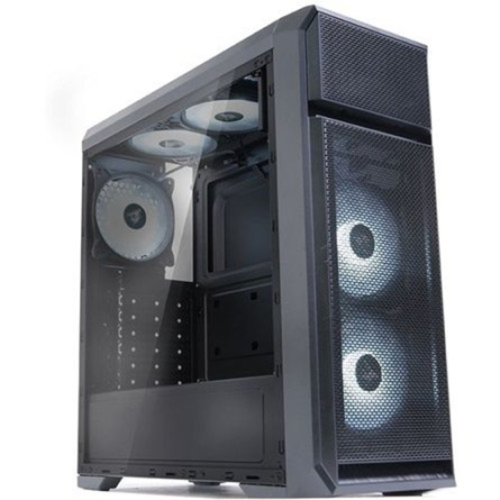 Carcasa Aerocool Hive FRGB, Mid-Tower, fara sursa, ATX, Black
