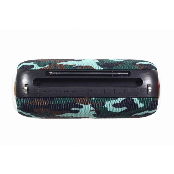 Преносим Bluetooth високоговорител, Gembird, антена, 10 W, многоцветен