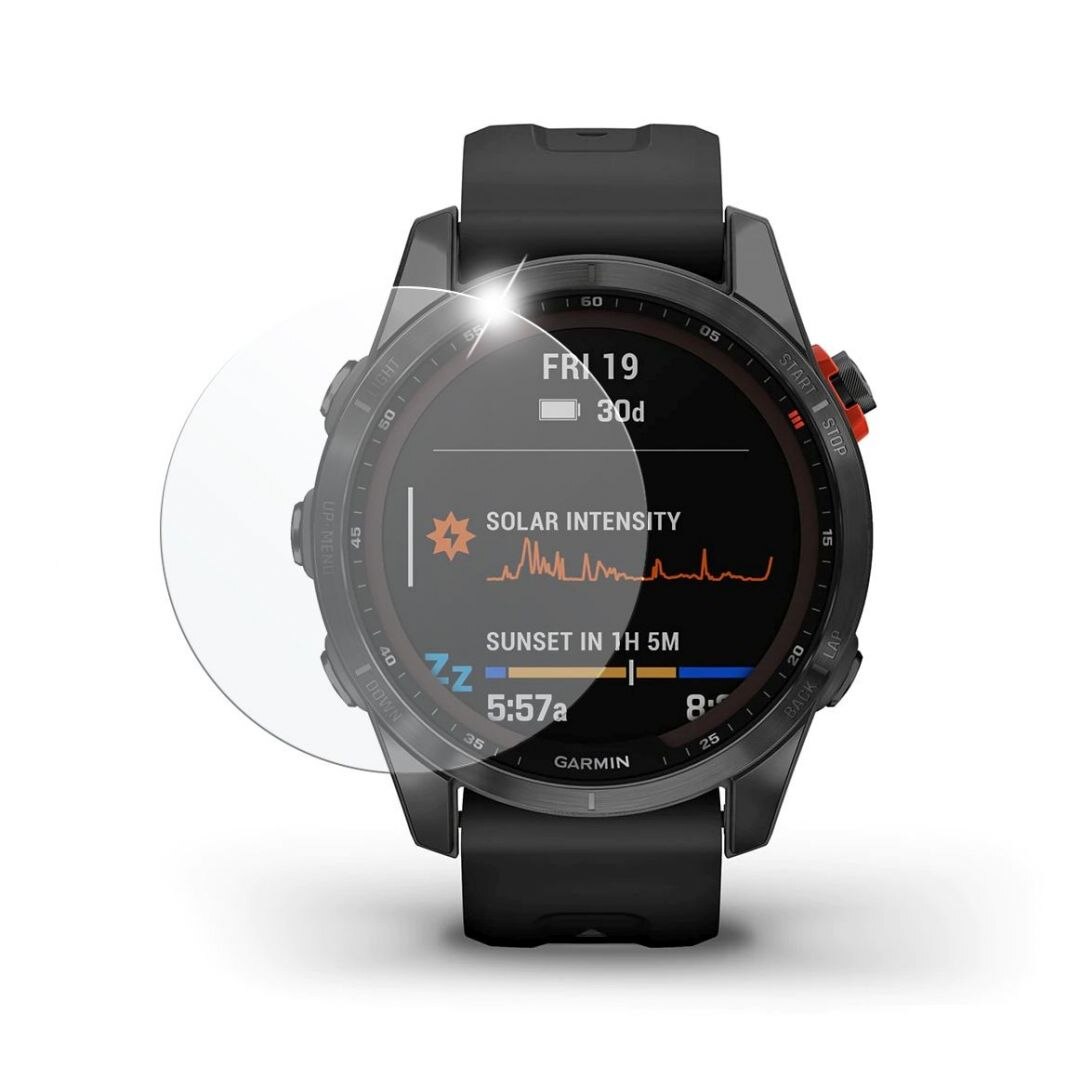 Folie protectie Smartwatch, FIXED, Garmin Fenix 7 42mm Transparent
