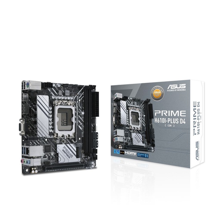 Placa de baza Asus, PRIME H610I-PLUS, Intel H610, 64GB