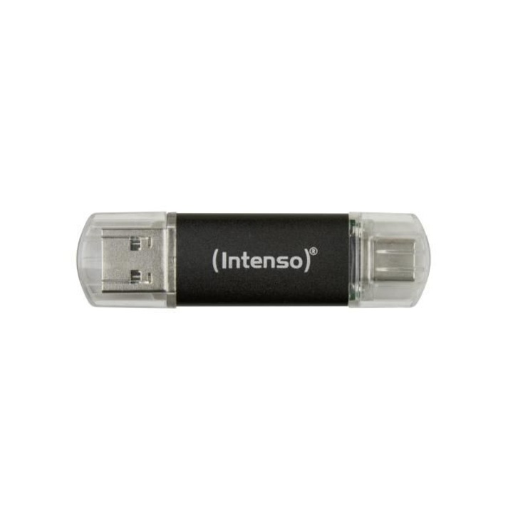 Memorie USB Intenso, 32GB, Twist Line, USB3.2/USB-C, Negru