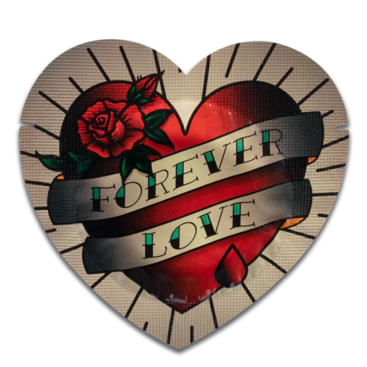 Презерватив Pasante, латекс, червен