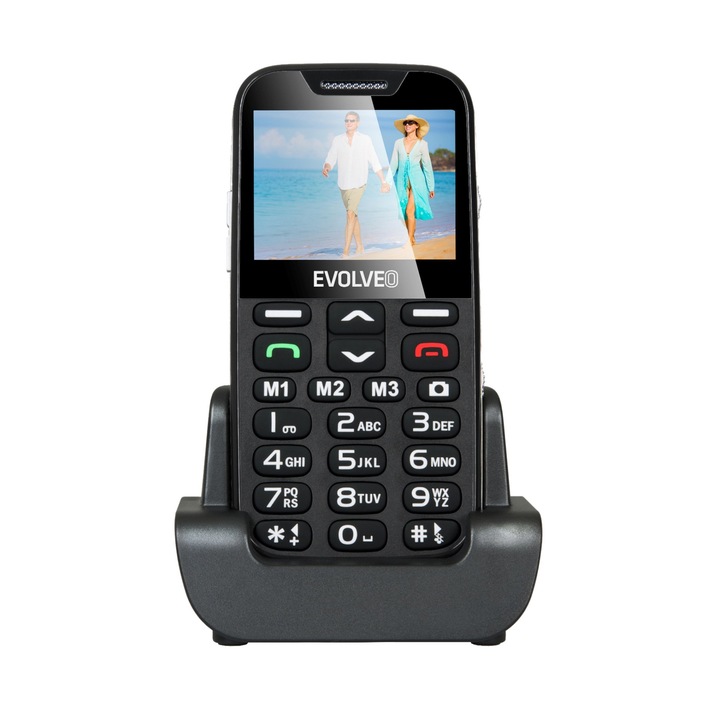 Evolveo EasyPhone EP-600 XD Black, Telefon mobil
