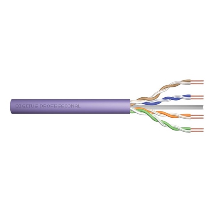 DIGITUS CAT6 U/UTP 250MHz Eca LSZH 305m dobozos lila fali kábel - DK-1613-VH-305