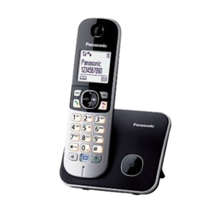 Telefon cu fir, Panasonic, KX-TG6811PDB, Negru