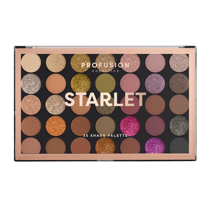 Starlet, Paleta Farduri 35 de Nuante, Profusion Cosmetics