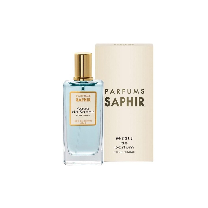 Eau de parfum, Saphir, Agua Women, 50 ml