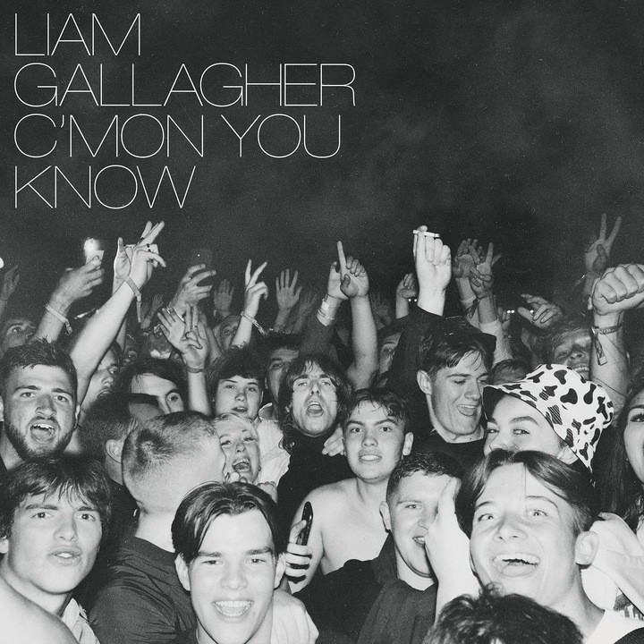 Liam Gallagher – C'mon You Know – CD, Warner, 2022, fekete/fehér