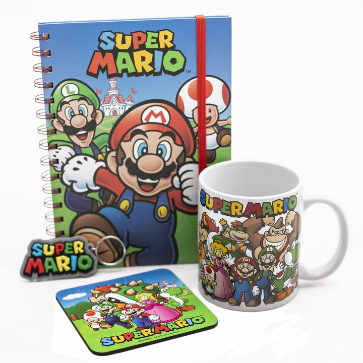 Set cadou, Pyramid International, Super Mario Bros, Multicolor