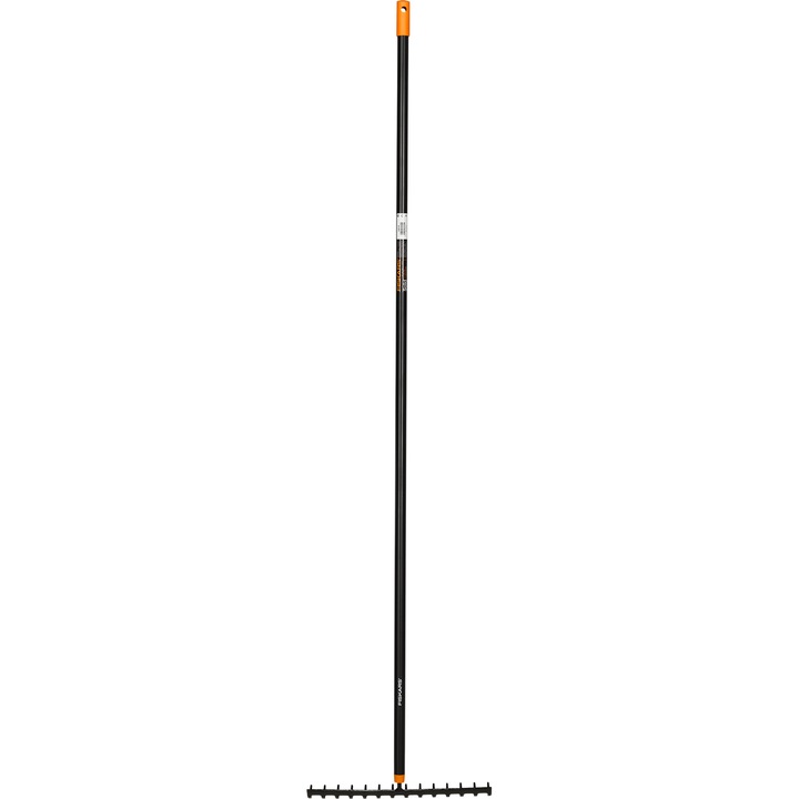 Гребло за почва Fiskars Solid, Работна ширина 36 см, Обща дължина 156.5 мм, Тегло 358 гр, Зъби от въглеродна стомана, Алуминиева дръжка