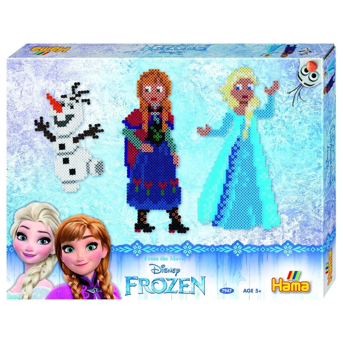 Margele de calcat HAMA MIDI FROZEN 4000 in cutie