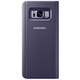 Husa de protectie Samsung Clear View Standing Cover pentru Galaxy S8, Violet
