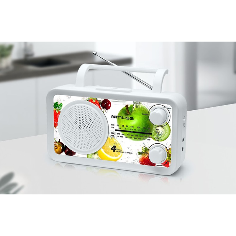 Muse M-05 VF Radio Portable 4 Gammes D'ondes Multicolore