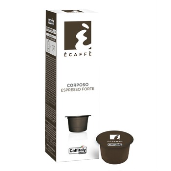 Capsule cafea Ecaffe Corposo Espresso Forte, 10 capsule, compatibile CAFISSIMO Capsule cafea Ecaffe Corposo Espresso Forte, 10 capsule, compatibile CAFISSIMO