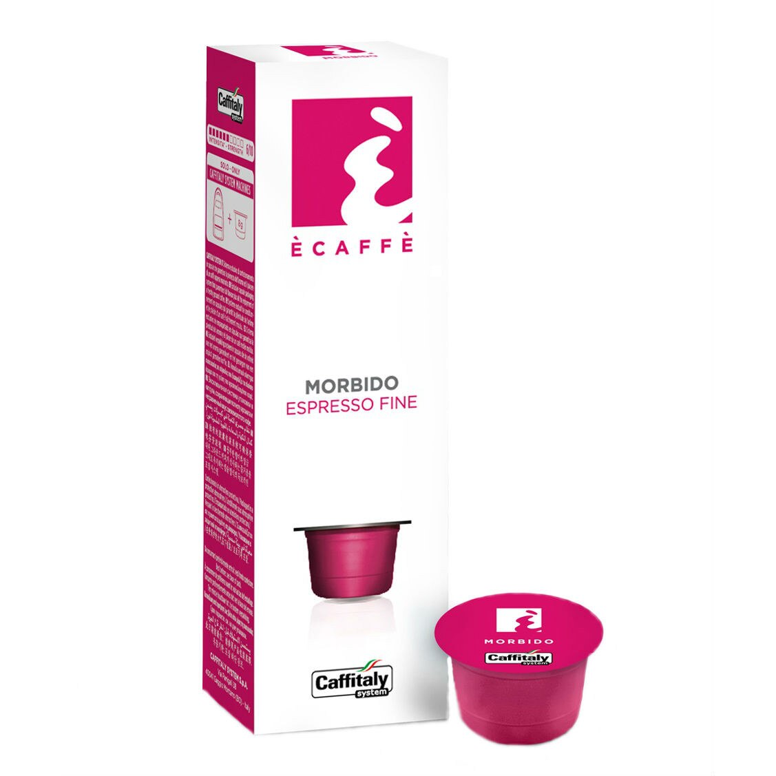 Capsule cafea Ecaffe Morbido Espresso Fine, 10 capsule, compatibile CAFISSIMO