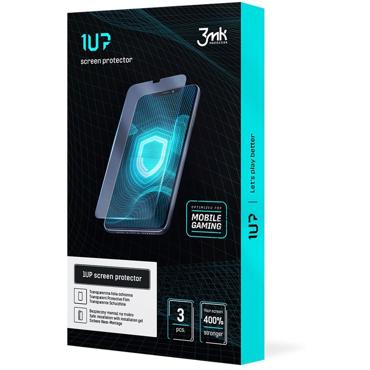 Комплект протектори 3MK 1UP, за Redmi 9, 3 Броя