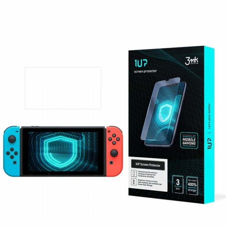 Védőfólia 1UP Nintendo Switch-hez, 3MK, 3 db