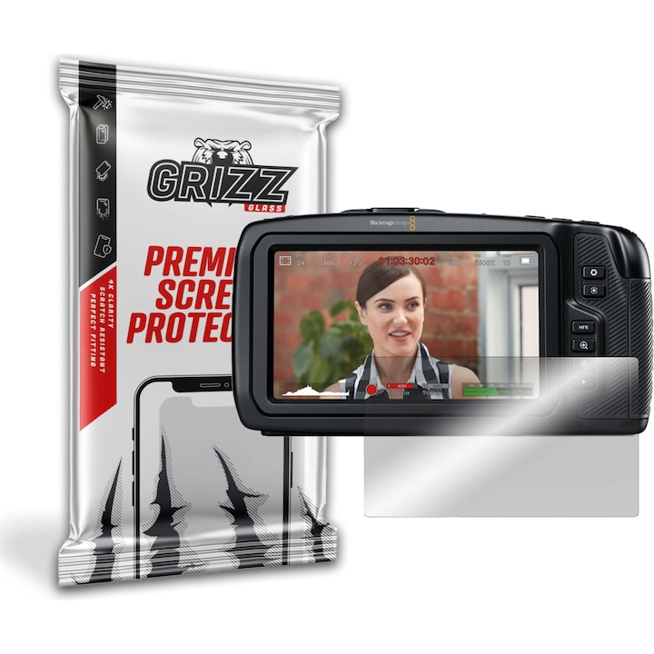 Folie de protectie, GrizzGlass, HybridGlass BlackMagic Pocket 4K