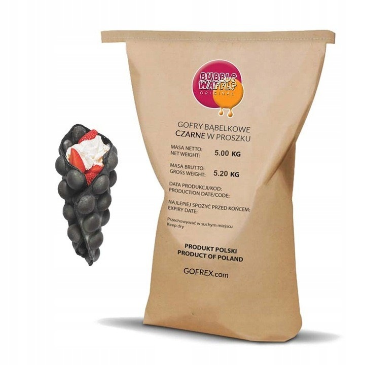 Aluat pentru vafe Gofrex, negru, 5kg