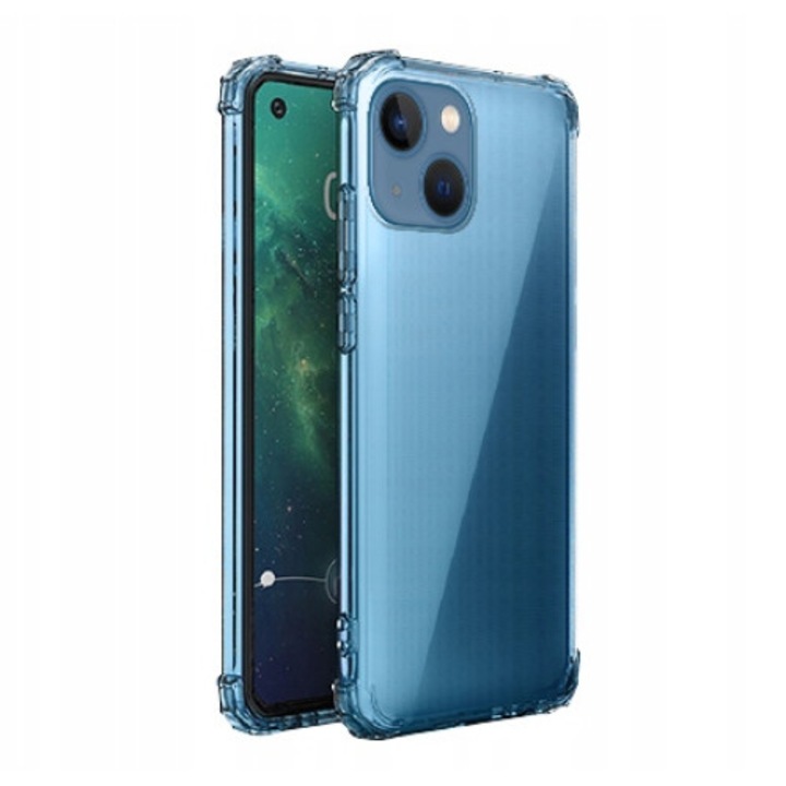 Husa Anti-soc pentru iPhone13 Mini, Albastru