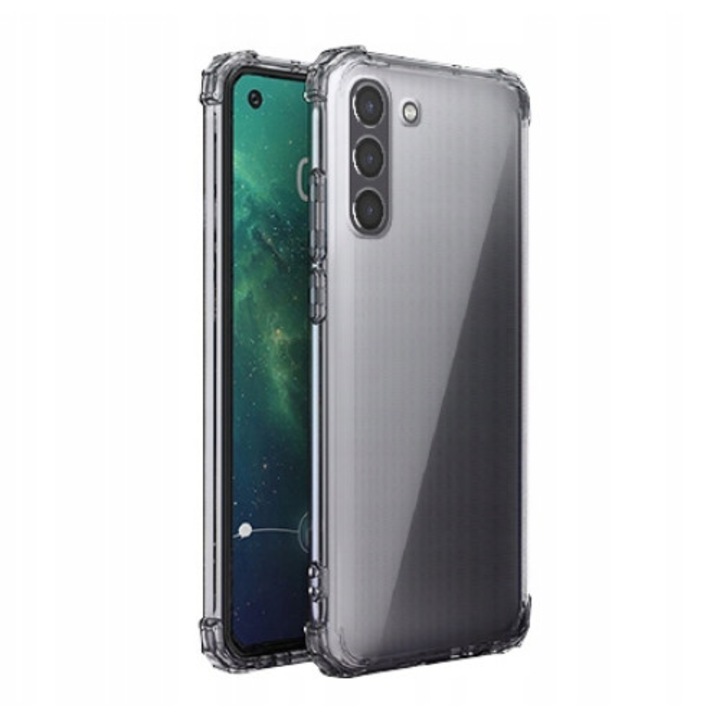 Husa anti-soc pentru Samsung Galaxy S21, Martech, Transparent