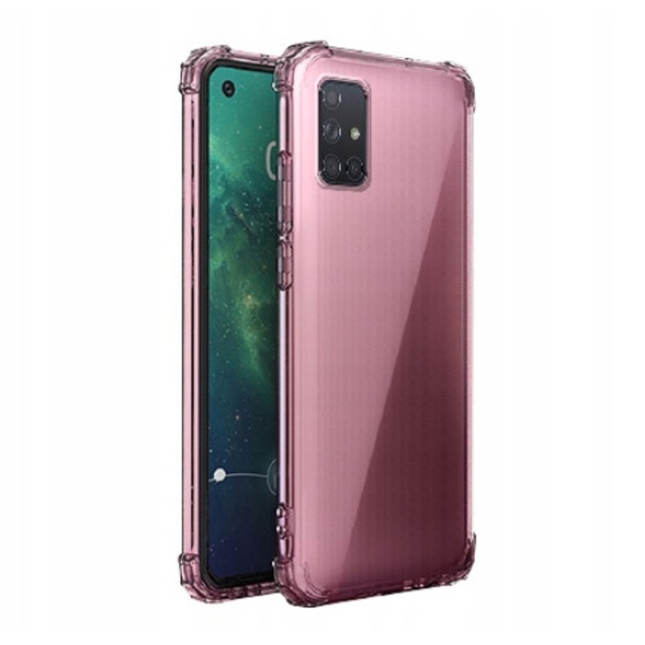 Husa anti-soc pentru Samsung Galaxy A71, Martech, Transparent