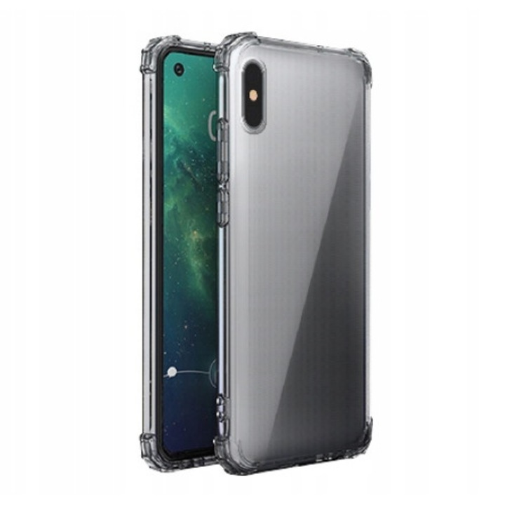 Husa anti-soc pentru iPhone X, Martech, Transparent