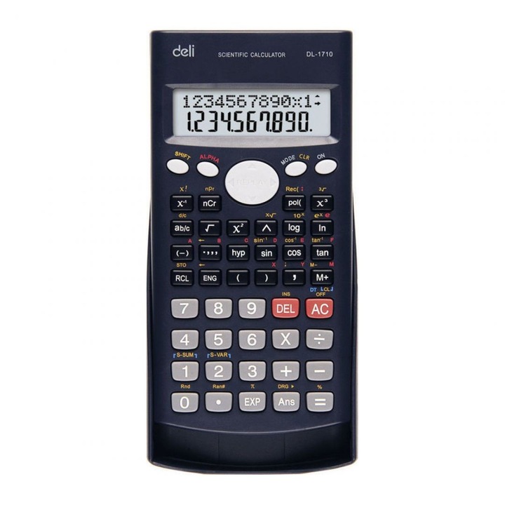Deli Core DL-1710 Tudományos számológép Black, 190213, Számológép