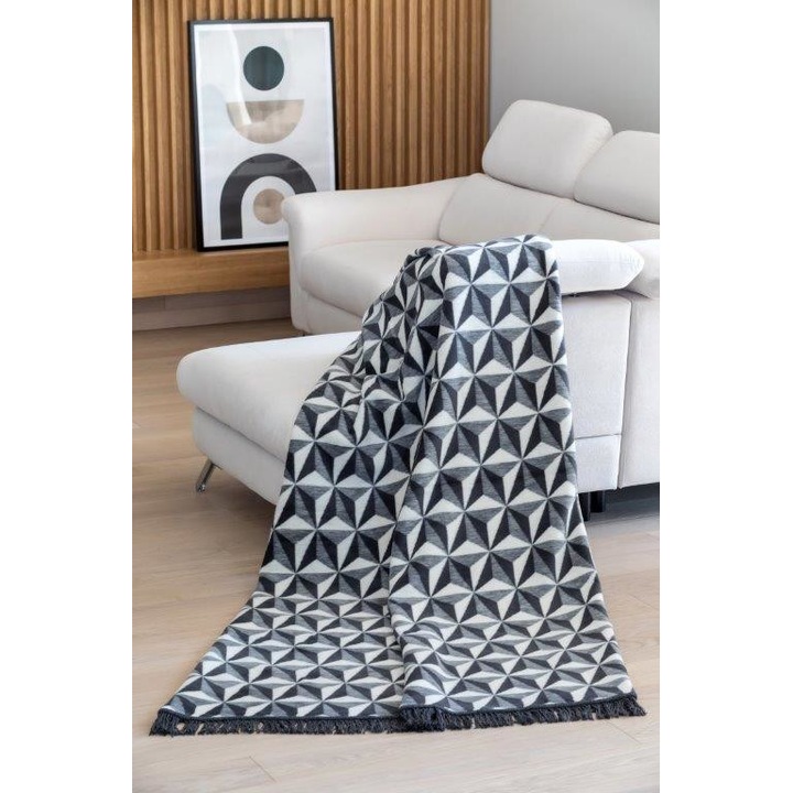 Patura, Umipled, Bumbac/ Acril, 150 x 200 cm, Multicolor