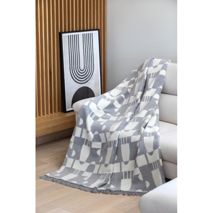 Patura bumbac-acril, 150x200 cm